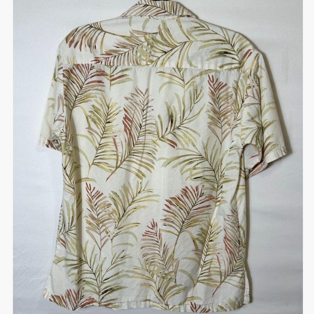 Tori Richard Men's Button Down Camp Aloha Hawaiian Shirt SZ S Palm Leaf Pattern - Picture 3 of 3